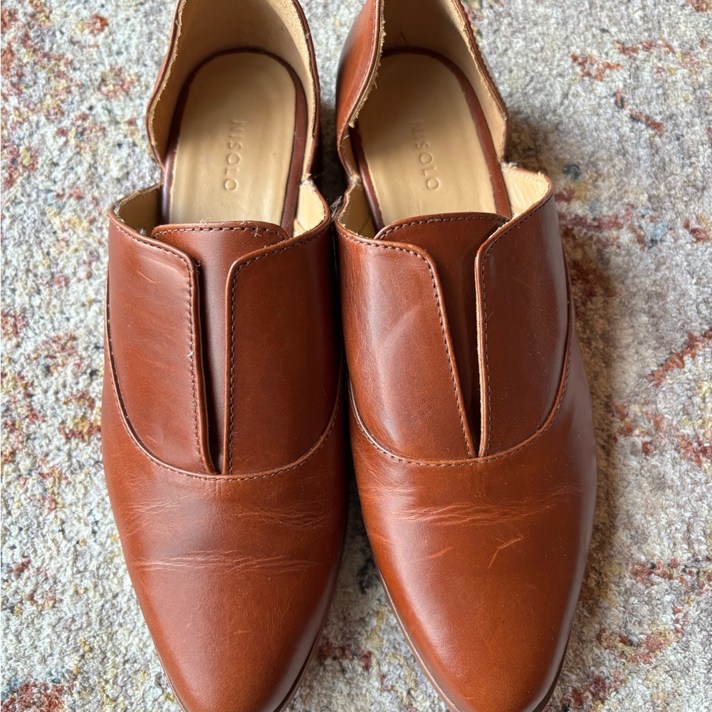 Nisolo Chestnut Leather Loafers